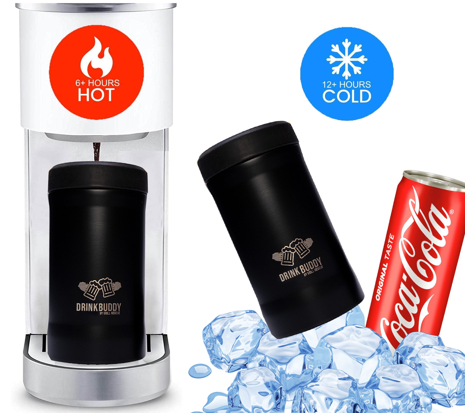 Universal Beer Buddy | Glitter White